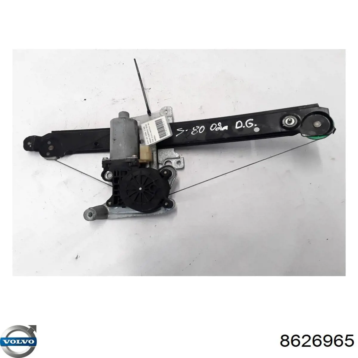 Mecanismo de elevalunas de la puerta trasera derecha Volvo 8626965 precio, desde 37,75 EUR