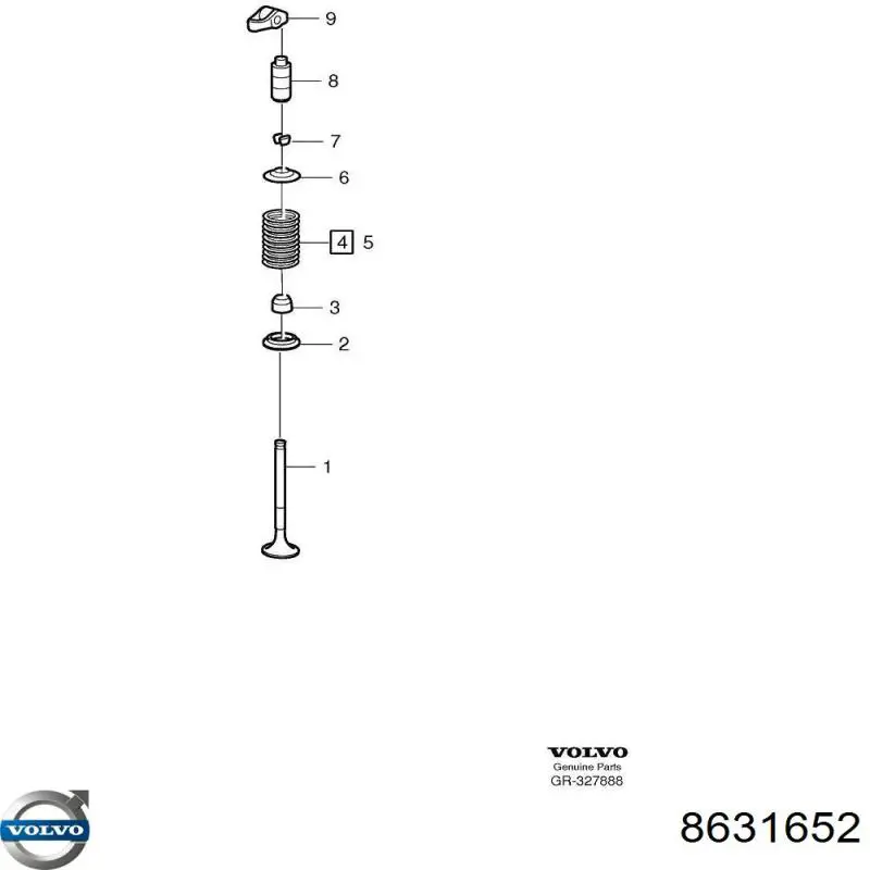 Retenes de válvulas Volvo 8631652 precio, desde 3,52 EUR