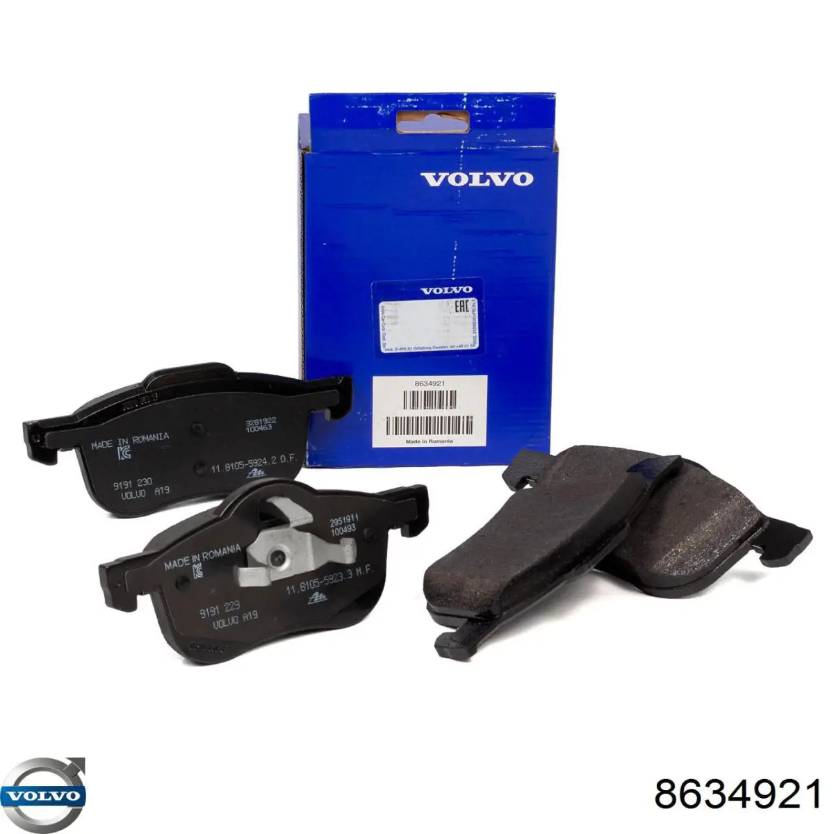 Pastillas freno delanteras Volvo 8634921 precio, desde 28,96 EUR
