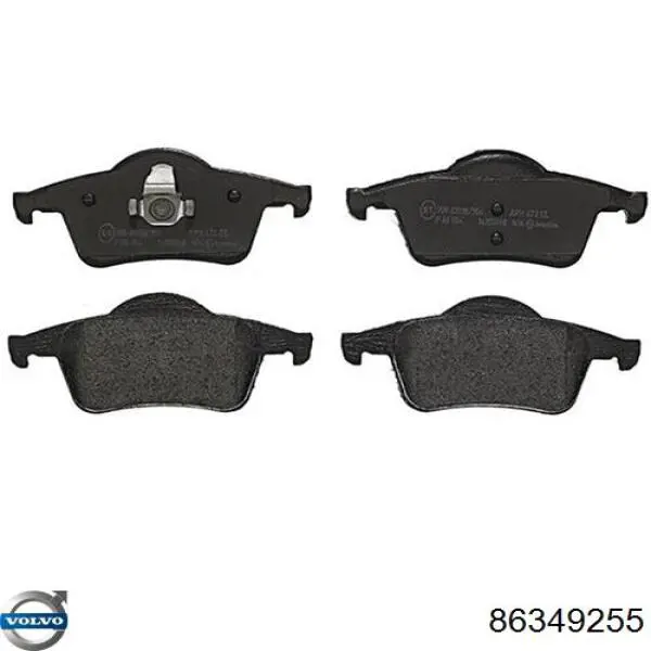 86349255 Volvo pastillas de freno traseras