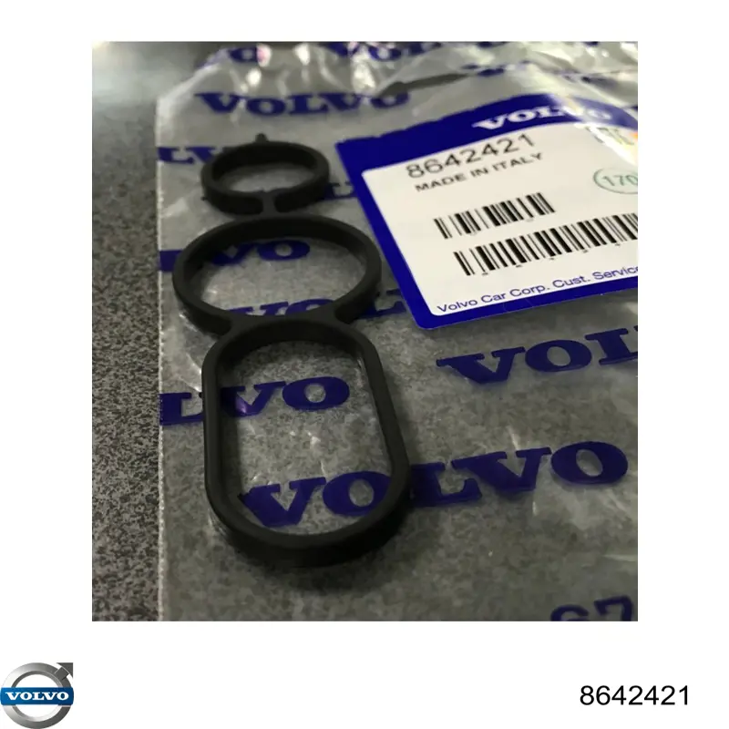 Juego de juntas de la carcasa del filtro de aceite 8642421 Volvo