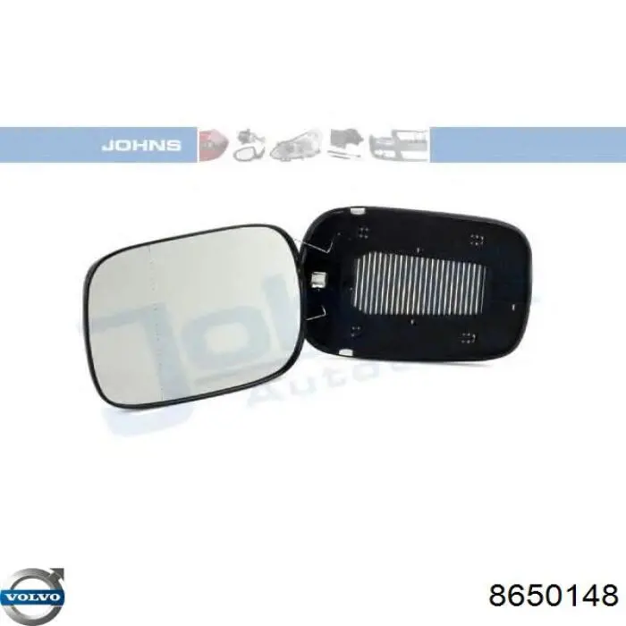 9203730 Volvo cristal de espejo retrovisor exterior izquierdo