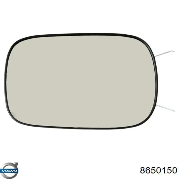 8650150 Volvo cristal de espejo retrovisor exterior derecho