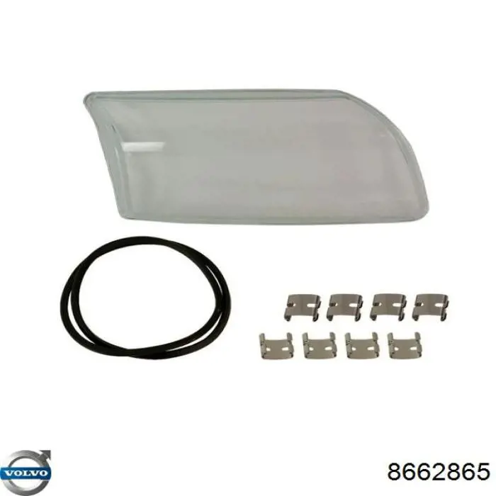 Cristal de faro izquierdo Volvo 8662865 precio, desde 33,79 EUR