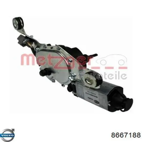 Motor limpiaparabrisas, trasera 8667188 Volvo