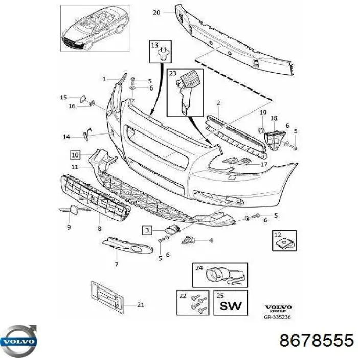 8678555 Volvo 