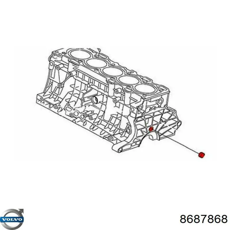 Tapa de motor Volvo 8687868 precio, desde 9,04 EUR