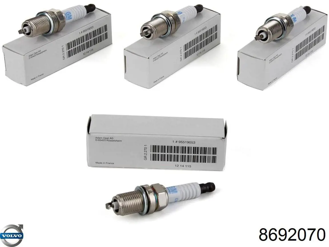Comprar 8692070 Volvo Bujía de encendido