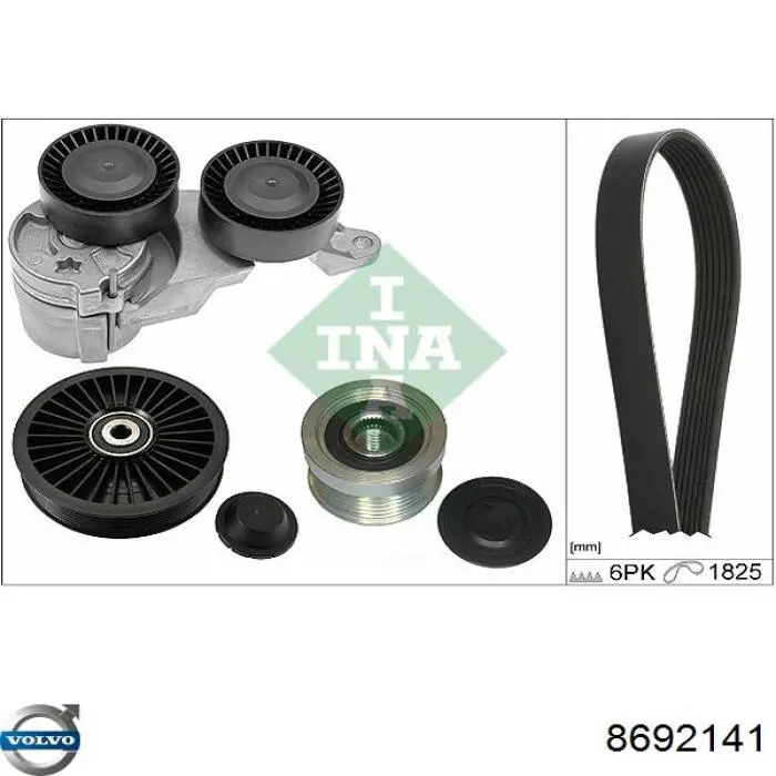 Correa de transmisión trapezoidal Volvo 8692141 precio, desde 27,38 EUR