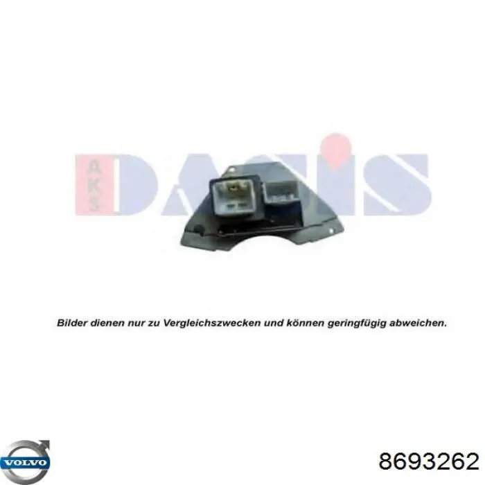 Resistencia de calefacción 8693262 Volvo