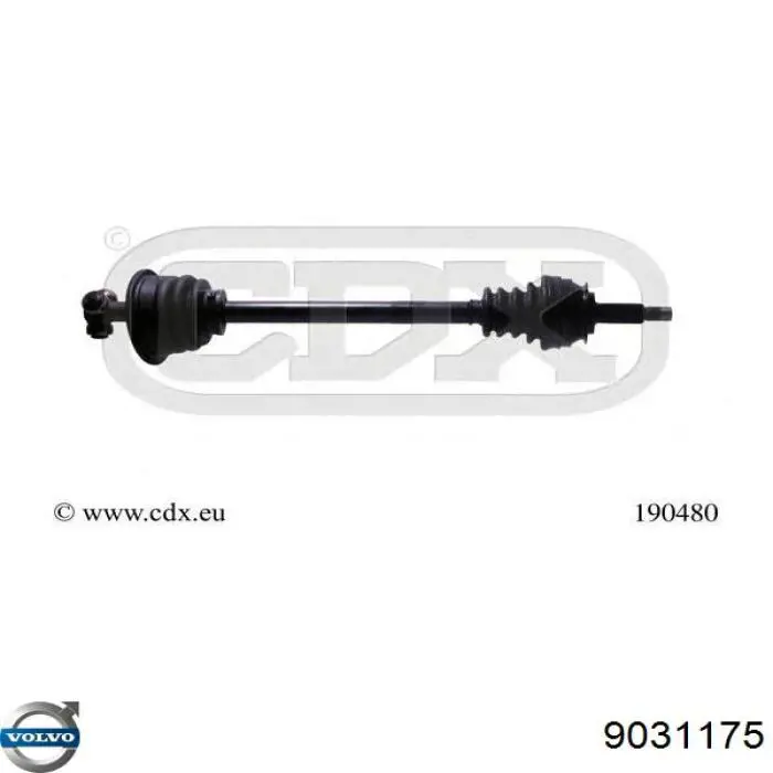 Árbol de transmisión delantero derecho para Volvo 440 (445)