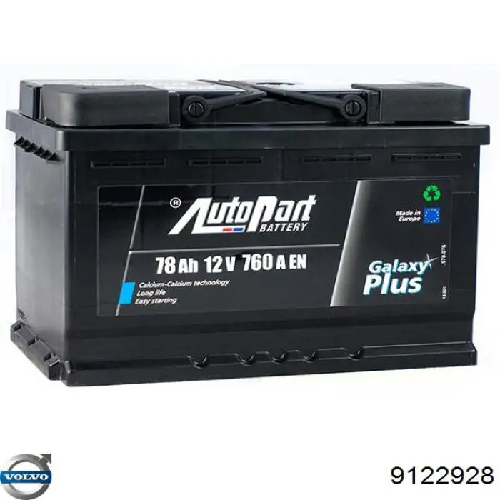 9122928 Volvo Batería Start-Stop
