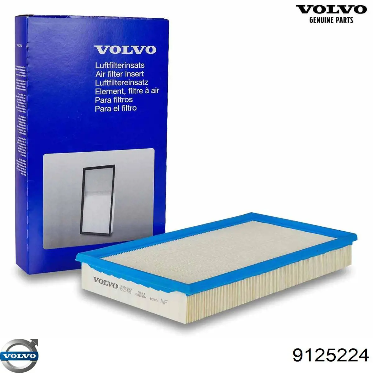 Filtro de aceite Volvo 9125224 precio, desde 10,61 EUR