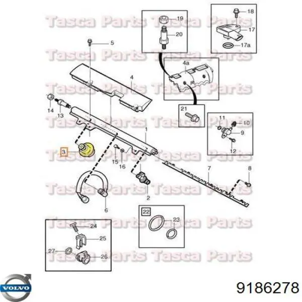 Regulador de presión de combustible Volvo 0280161509 precio, desde 70,71 EUR