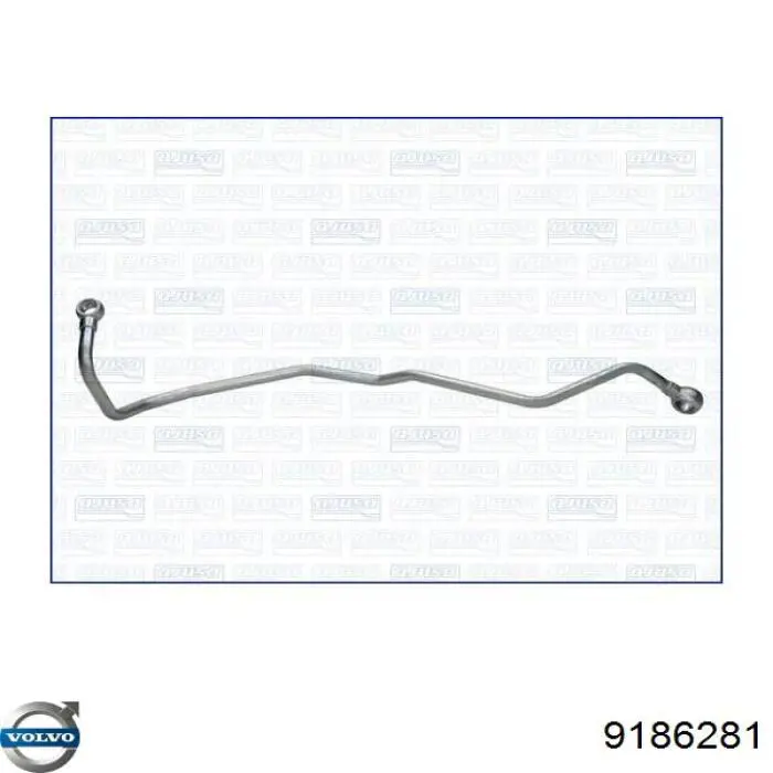 Tubo de suministro de aceite a la turbina Volvo 9186281 precio, desde 58,75 EUR