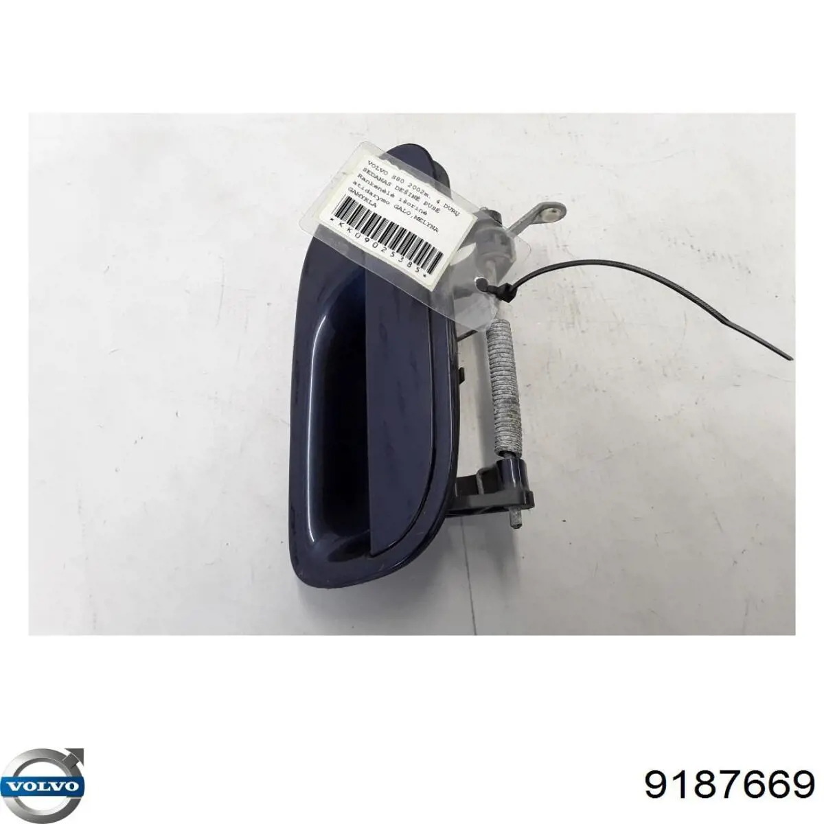 Comprar 9187669 Volvo Manija exterior derecha de puerta trasera