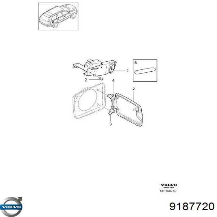 Tapa del depósito de gasolina Volvo 9187720 precio, desde 135,50 EUR