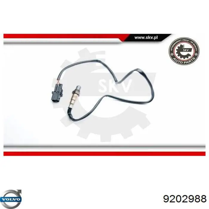 9202988 Volvo sonda lambda sensor de oxigeno para catalizador