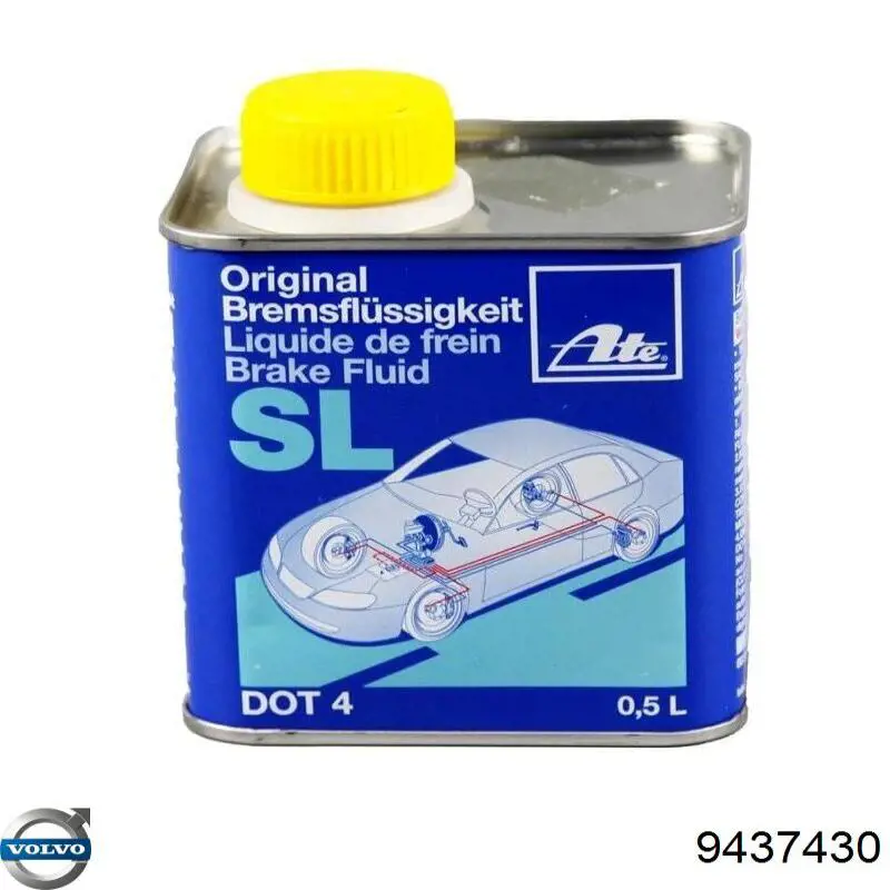 Líquido de frenos Volvo 9437430 precio, desde 4,19 EUR
