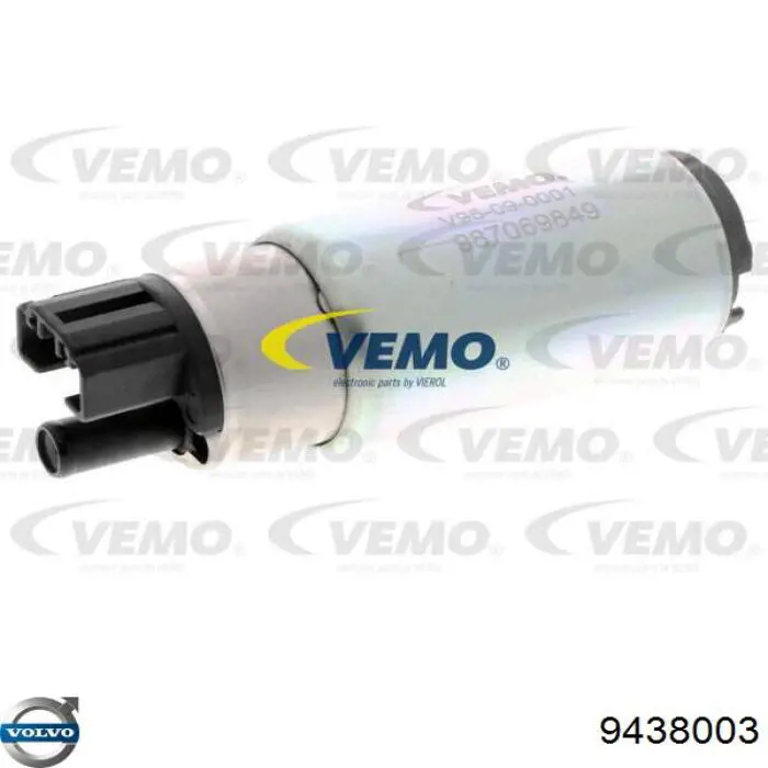 9438003 Volvo bomba de combustible eléctrica sumergible