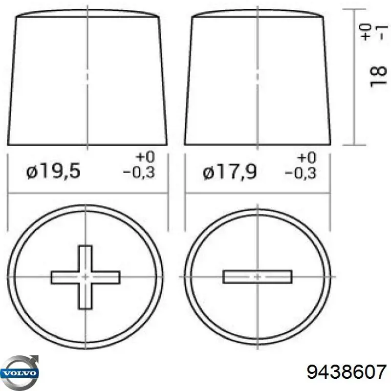 Batería de Arranque Volvo (9438607)