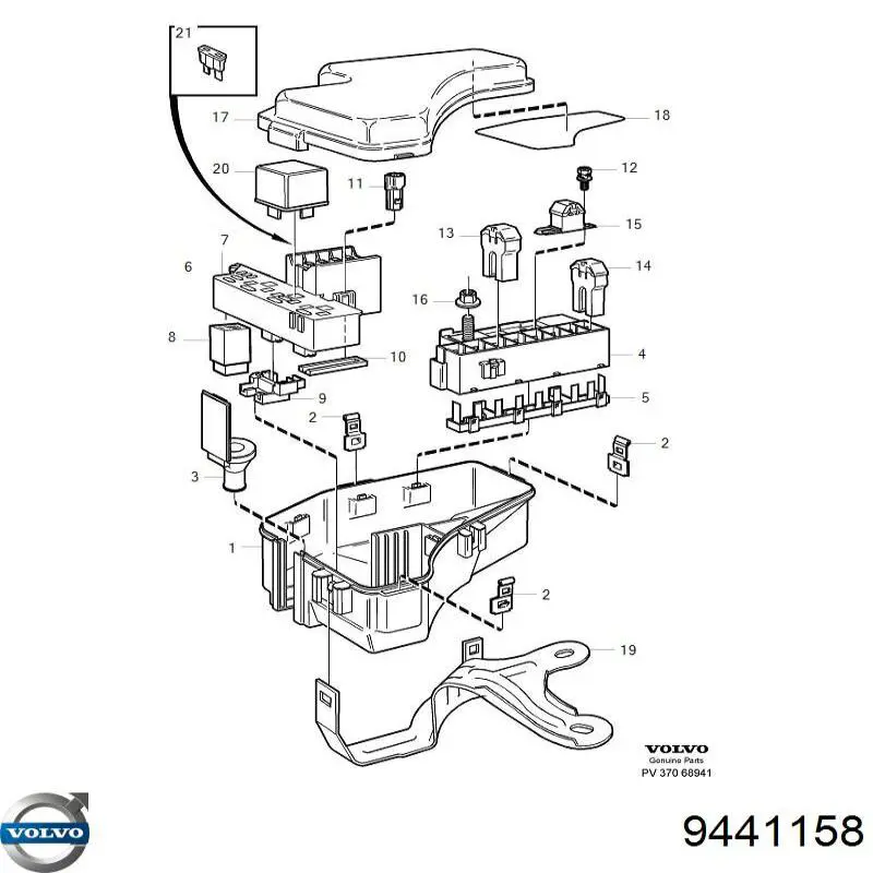 Comprar 9441158 Volvo Relé de intermitentes