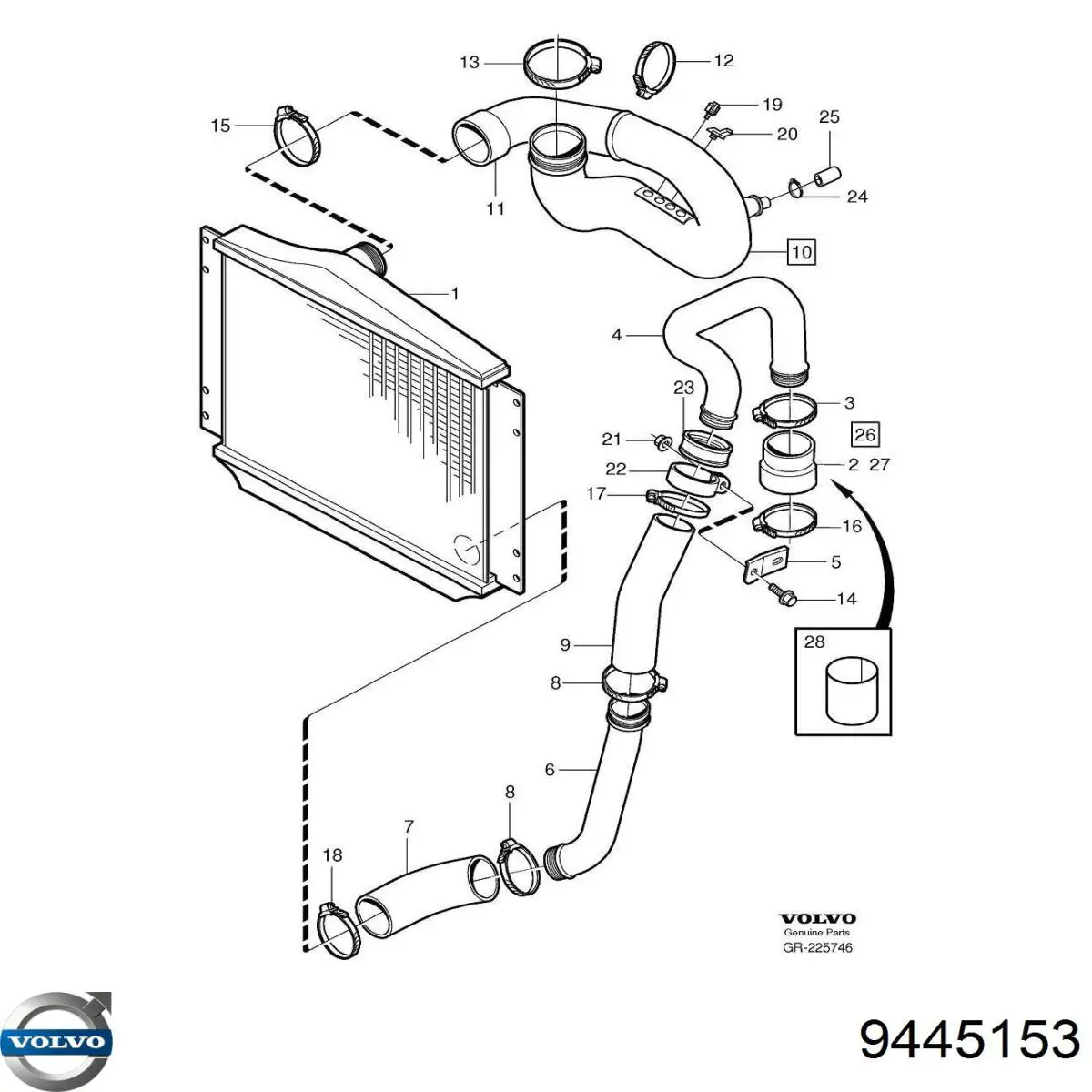 Sensor de temperatura ambiente Volvo 9445153 precio, desde 31,46 EUR