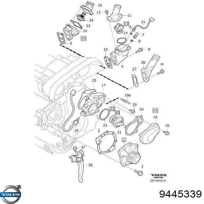  Volvo 9445339 precio, desde  