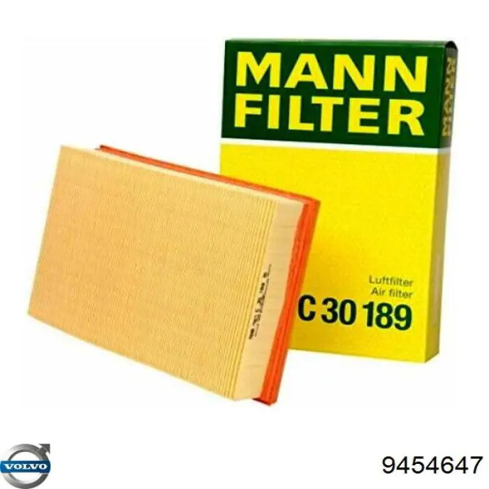 El filtro de aire Volvo 9454647 precio, desde 11,03 EUR