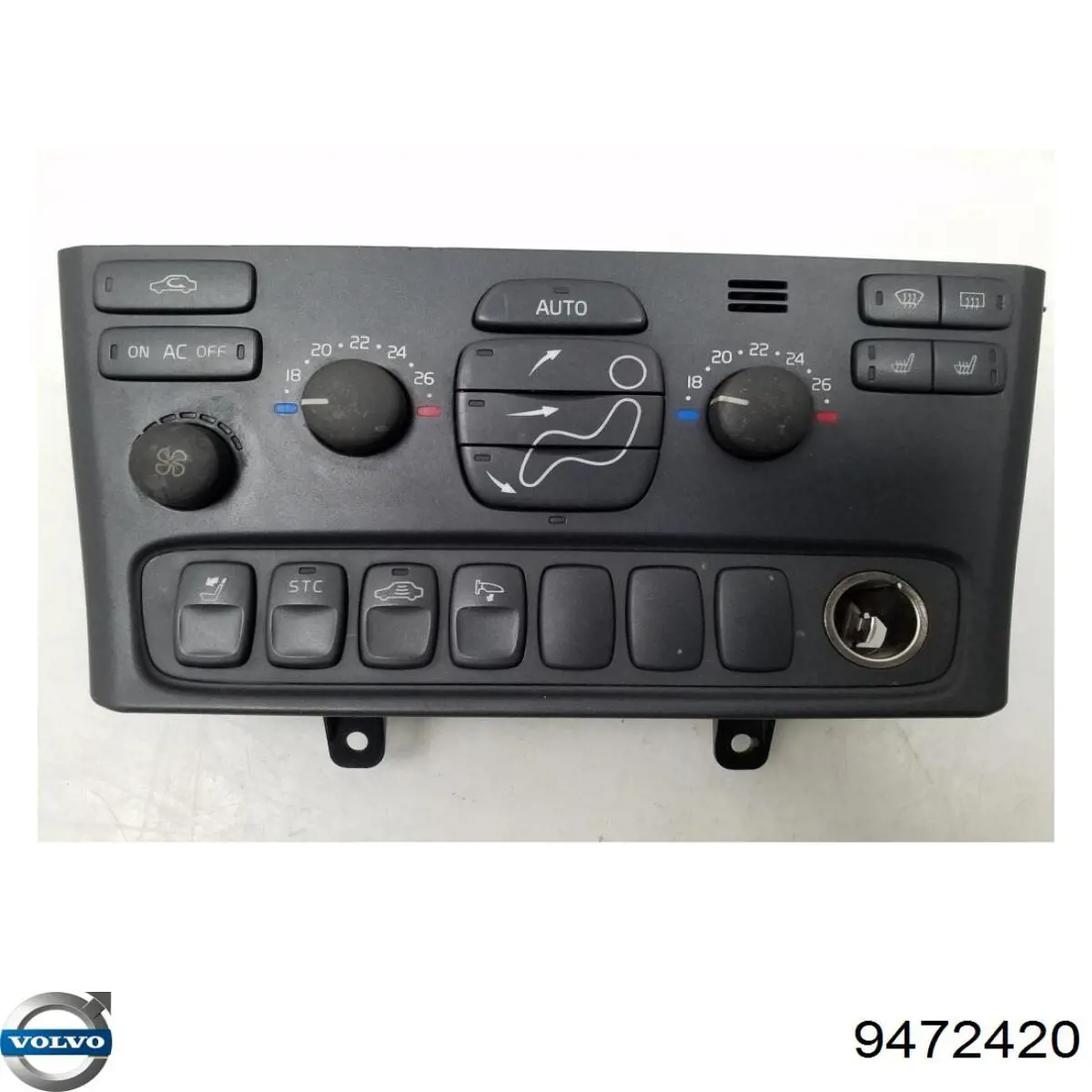 8651241 Volvo unidad de control, calefacción/ventilacion