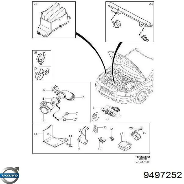 Comprar 9497252 Volvo Sensor NOx