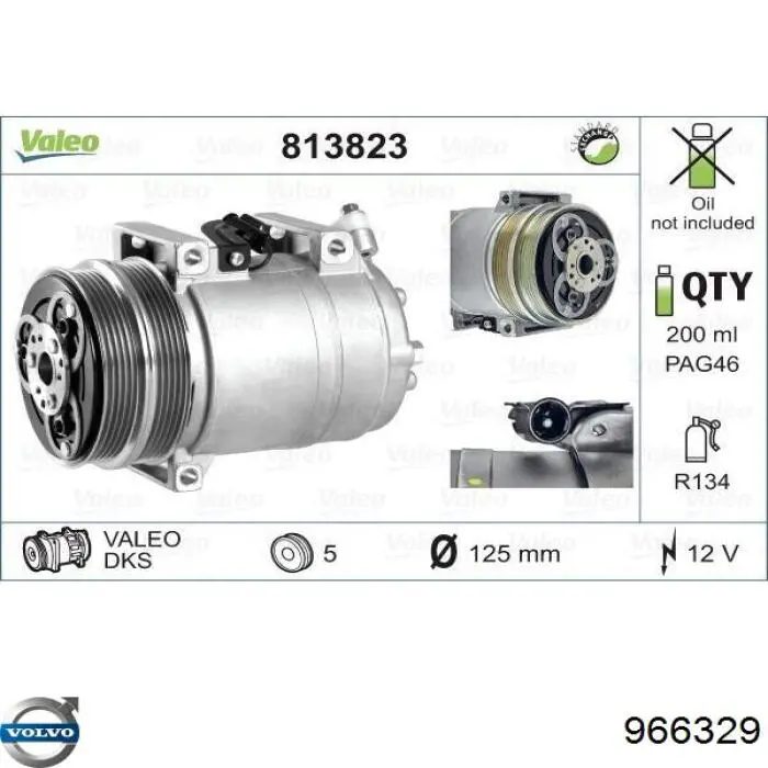 Caja de reles Volvo 966329 precio, desde  