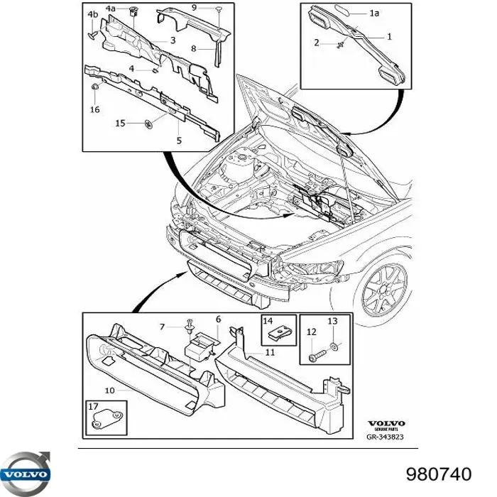  Volvo 980740 precio, desde 3,81 EUR