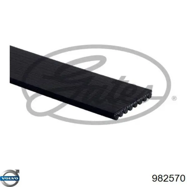 982570 Volvo correa trapezoidal