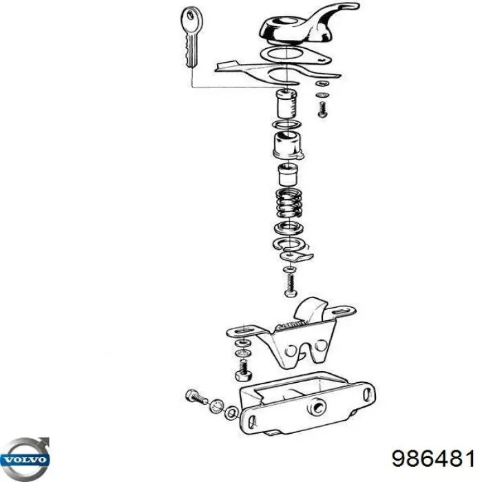 Comprar 986481 Volvo Tuerca de fijación del tubo de escape