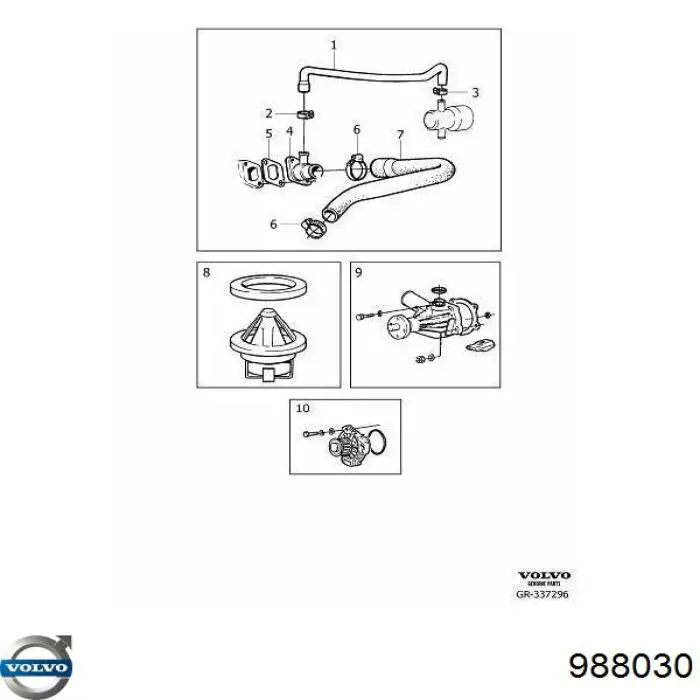  Volvo 988030 precio, desde 2,87 EUR