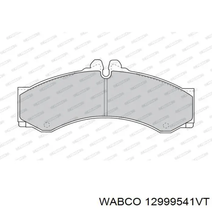 Pastillas de freno delanteras WABCO 12999541VT