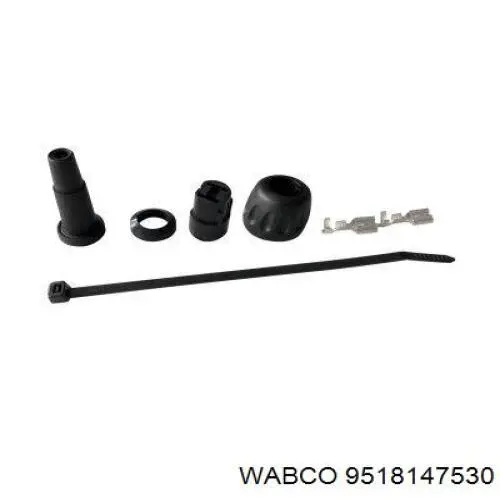 9518147530 Wabco muelle neumático, suspensión, eje trasero