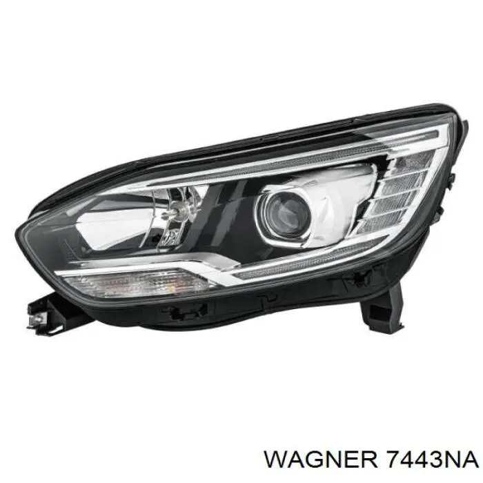 Lámpara de intermitente 7443NA Wagner