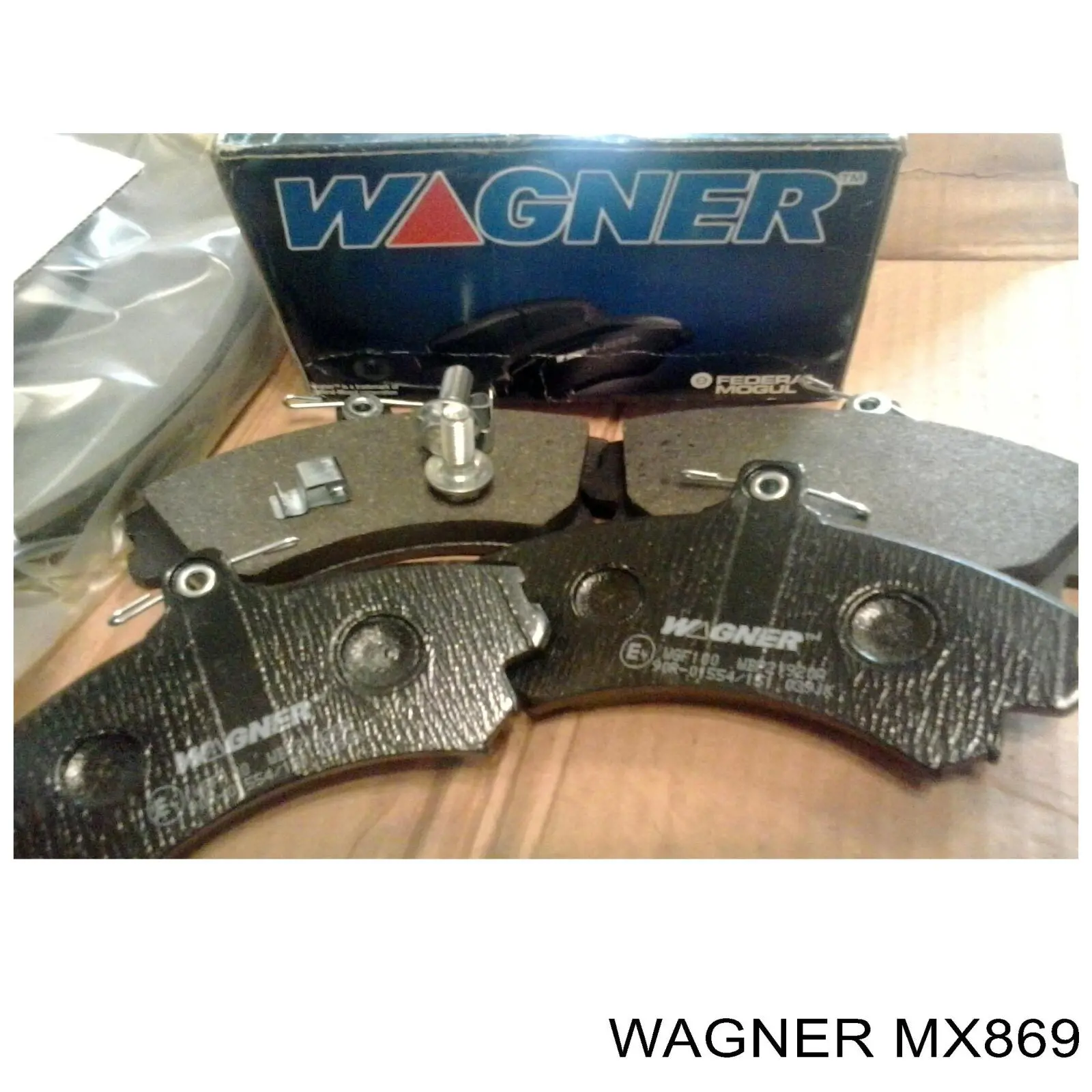 MX869 Wagner pastillas de freno delanteras