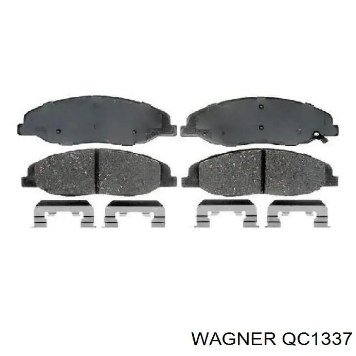 QC1337 Wagner pastillas de freno traseras