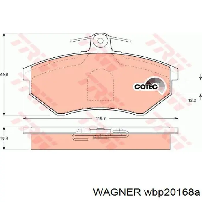 Pastillas de freno delanteras Seat Toledo 1 1L