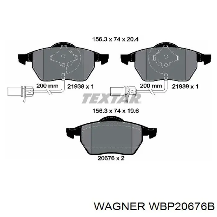 Pastillas de freno delanteras Audi A6 4F2