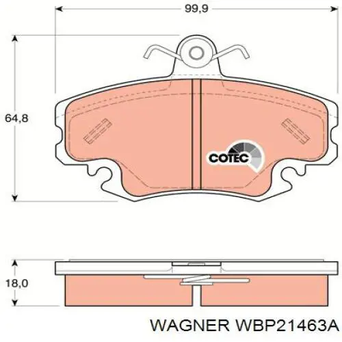 Pastillas de freno delanteras Peugeot 205 2 20A, C