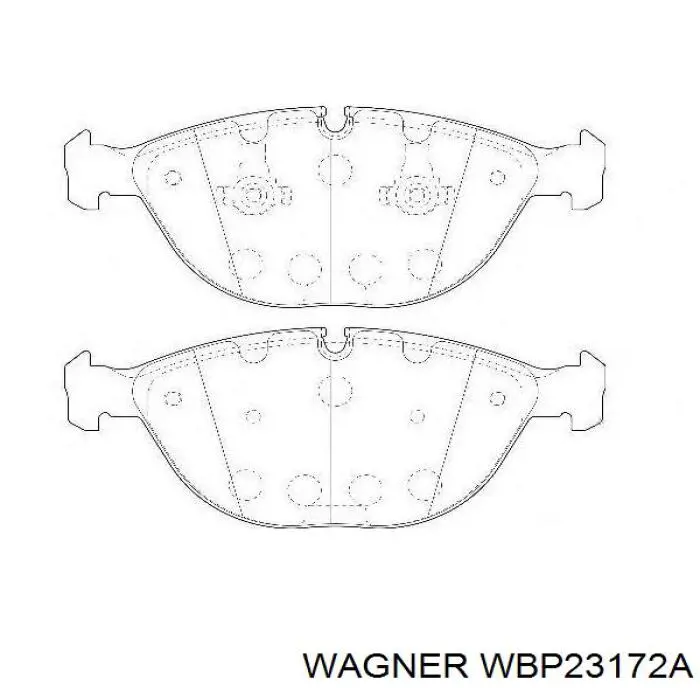 Pastillas de freno delanteras Renault Laguna 1 B56, 556