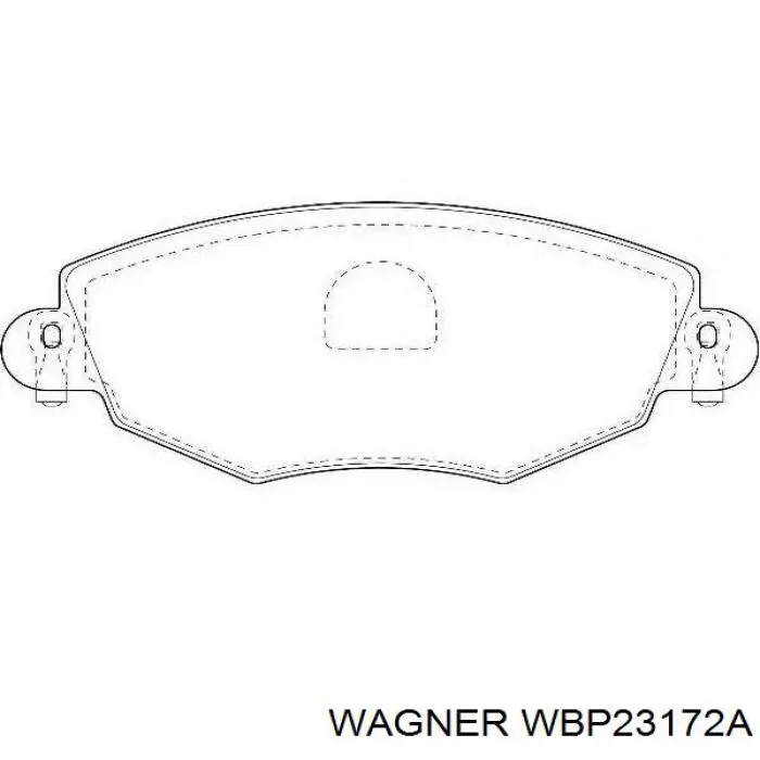 Pastillas de freno delanteras Renault Laguna 1 B56, 556