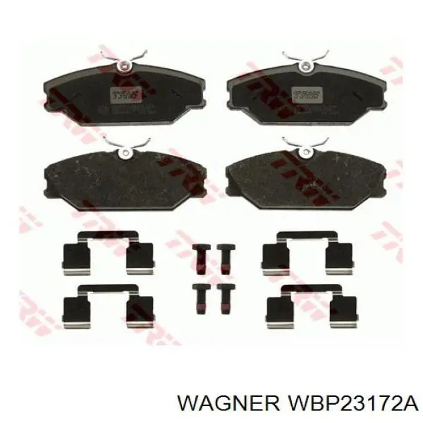 Pastillas de freno delanteras Renault Laguna 1 B56, 556