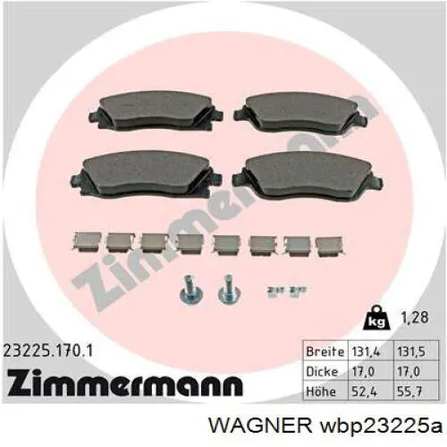 Pastillas de freno delanteras Opel Corsa F08, F68