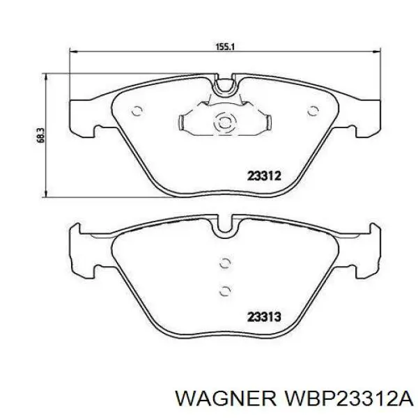 Pastillas de freno delanteras BMW 3 E90