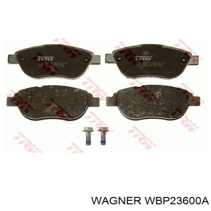 WBP23600A Wagner pastillas de freno delanteras